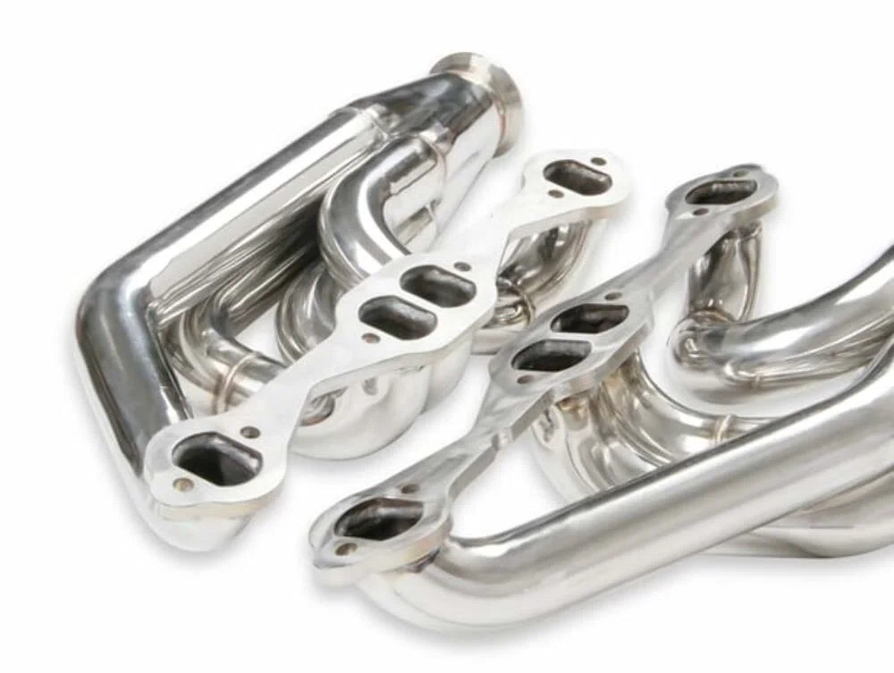 Flowtech Small Block Chevy Turbo Headers - Polished Finish - 11573FLT